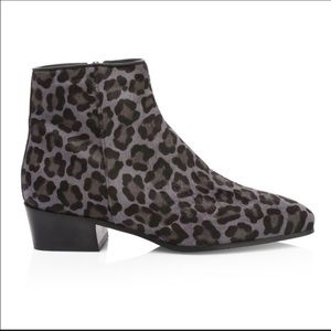 Karen Scott Stylish  Animal Print With Side Zip Up Boots